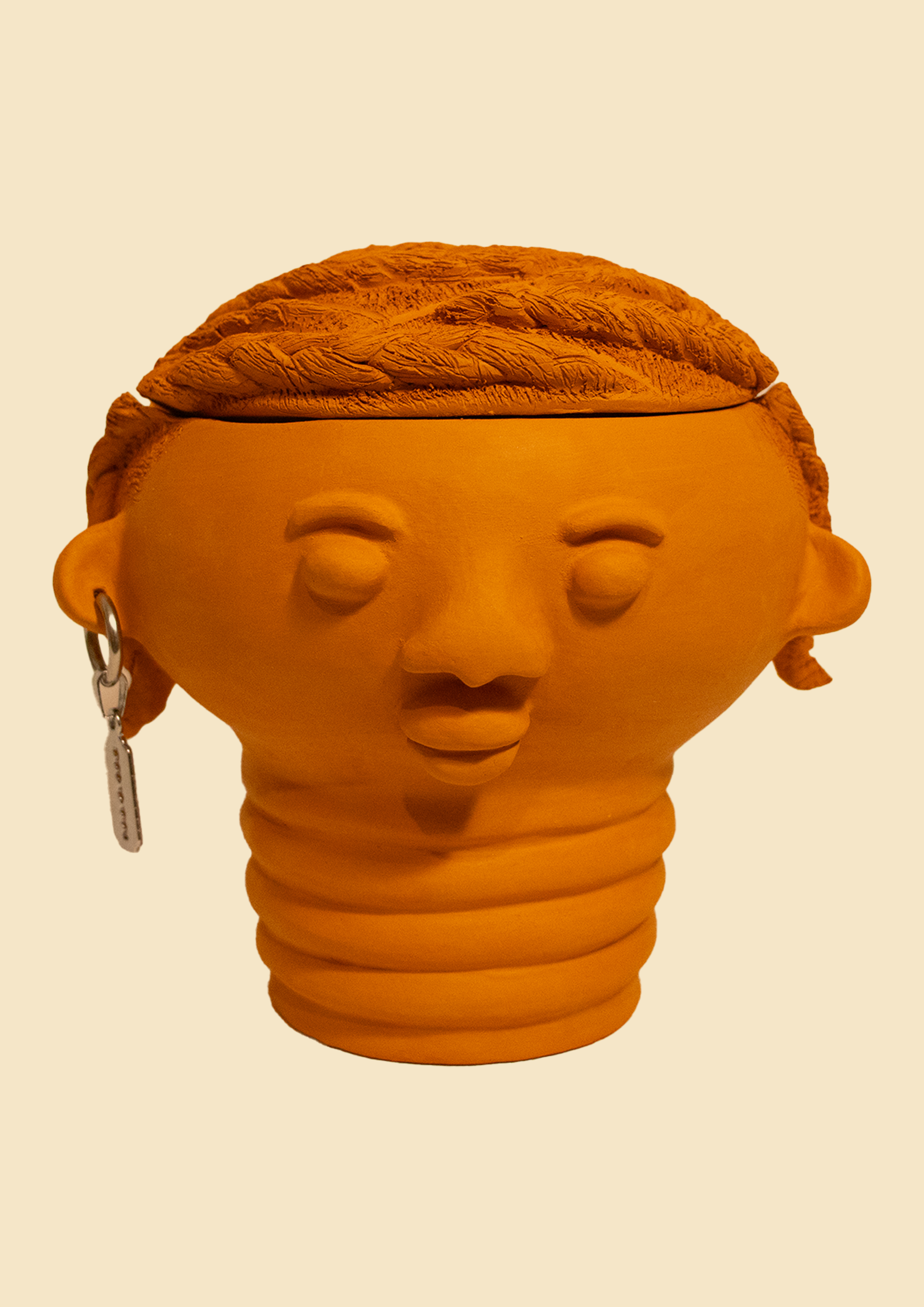 Cornrow Head Container (Front)